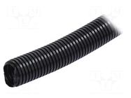 Protective tube; Size: 32; black; L: 25m; with pilot wire; RKGS AKS ZIELONKA