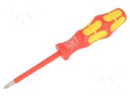 Screwdriver; insulated; PlusMinus PH-type; PH/S1; 1kVAC WERA