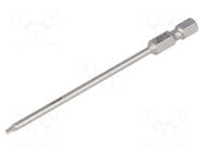 Screwdriver bit; Torx®; TX08; Overall len: 89mm WERA