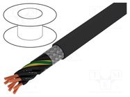 Wire; ÖLFLEX® CLASSIC 115 CY BK; 7G1mm2; PVC; black; 300V,500V LAPP