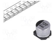 Capacitor: electrolytic; low ESR; SMD; 330uF; 6.3VDC; Ø6.3x5.8mm PANASONIC