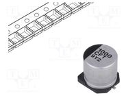 Capacitor: electrolytic; low ESR; SMD; 1000uF; 16VDC; Ø10x10.2mm PANASONIC