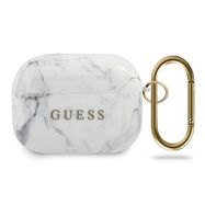 Guess GUACAPTPUMAWH AirPods Pro cover white/white Marble Collection, Guess
