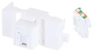 RJ45 CONN, KEYSTONE, JACK, 8P8C, 1PORT