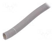 Protective tube; Size: 25; grey; L: 50m; RKGL; Øint: 19mm; -5÷60°C AKS ZIELONKA