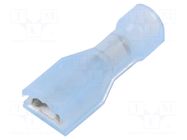 Terminal: flat; 4.8mm; 0.5mm; female; 1.31÷2.08mm2; crimped; tinned TE Connectivity