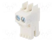 Connector: card edge; RAST 5; plug; female; straight; Glow-Wire LUMBERG