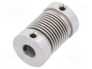 Coupling; Ø1: 6mm; Ø2: 4mm; aluminium,stainless steel; -30÷120°C KÜBLER