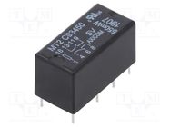 Relay: electromagnetic; DPDT; Ucoil: 5VDC; MT2; max.250VAC; signal TE Connectivity