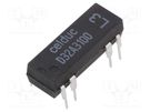 Relay: reed switch; DPST-NO; Ucoil: 5VDC; 1A; max.100VDC; 10W; PCB CELDUC