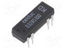 Relay: reed switch; DPST-NO; Ucoil: 12VDC; 1A; max.100VDC; 10W; PCB CELDUC