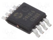 IC: A/D converter; Ch: 2; 10bit; 200ksps; 2.7÷5.5V; MSOP8 MICROCHIP TECHNOLOGY