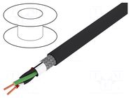 Wire; BiT L2 BUS; 1x2x0.64mm; wire; Cu; Insulation: PE; black; none BITNER