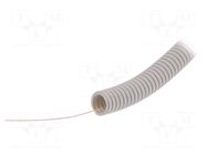 Protective tube; Size: 16; grey; L: 50m; with pilot wire; RKGL AKS ZIELONKA