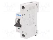 Circuit breaker; 230/400VAC; Inom: 6A; Poles: 1; Charact: C; 15kA EATON ELECTRIC