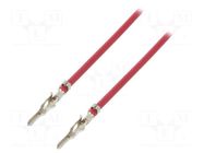 Cable; Mini-Fit Jr.male; Len: 0.3m; 18AWG; Contacts ph: 4.2mm MOLEX