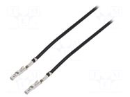Cable with connectors; C-Grid III female,both sides; 0.3m MOLEX