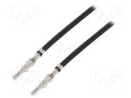 Cable; Standard .062" male; 0.3m; 18AWG MOLEX