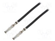 Cable; Standard .062" female; 0.3m; 18AWG MOLEX