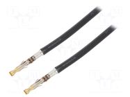 Cable; Mega-Fit female; Len: 0.3m; 16AWG; Contacts ph: 5.7mm MOLEX