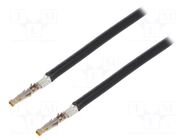 Cable; Mega-Fit female; Len: 0.3m; 12AWG; Contacts ph: 5.7mm MOLEX