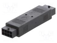 Connector: wire-wire; coupler; male; Micro-Fit 3.0; 3mm; PIN: 8 MOLEX