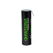 Laetav aku 18650 3.7V 3000mAh 3A Li-ion patarei jooteklemmidega PATONA