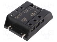 Relay: solid state; 75A; Uswitch: 24÷240VAC; 3-phase; Series: SR3 AUTONICS