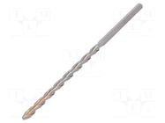 Drill bit; for concrete; Ø: 8mm; L: 200mm; metal; cemented carbide METABO