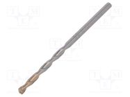 Drill bit; for concrete; Ø: 4mm; L: 85mm; metal; cemented carbide METABO