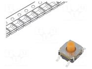 Microswitch TACT; SPST-NO; Pos: 2; 0.05A/32VDC; SMT; none; 1.4N C&K