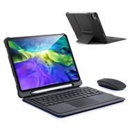 Dux Ducis Touchpad Keyboard Case Tablet Case Wireless Bluetooth Keyboard iPad Air 2020 / 2022 (iPad Air 4 / 5) / iPad Pro 11'' 2022, 2021, 2020, 2018 black, Dux Ducis