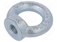 Lifting eye nut; eye; M16; steel; Plating: zinc; DIN 582; 35mm DROMET