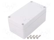 Enclosure: multipurpose; X: 65mm; Y: 115mm; Z: 55mm; polycarbonate GAINTA
