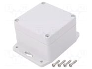 Enclosure: multipurpose; X: 80mm; Y: 82mm; Z: 55mm; with fixing lugs GAINTA