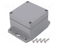 Enclosure: multipurpose; X: 80mm; Y: 82mm; Z: 55mm; with fixing lugs GAINTA
