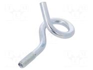 Hook; ring; steel; zinc; 60mm DROMET