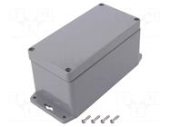 Enclosure: multipurpose; X: 80mm; Y: 160mm; Z: 85mm; ABS; dark grey GAINTA