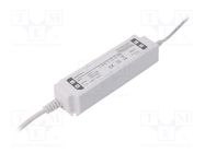 Power supply: switched-mode; LED; 36W; 12VDC; 3A; 220÷240VAC; IP67 ESPE