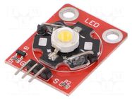Module robotics: LED; 3.3÷3.6VDC; 3W; Colour: white OKYSTAR