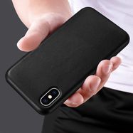 ECO Leather case cover for iPhone 12 mini black, Hurtel