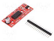 Stepper motor controller; A3967; 700mA; Uin mot: 7÷30V; red OKYSTAR