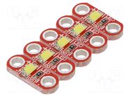 Module robotics: LED; 3÷5VDC; 12.7x5.2mm; 0.04A; Colour: white OKYSTAR