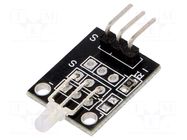 Module robotics: LED; 2÷2.5VDC; 3mm; Colour: red/green OKYSTAR