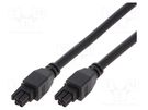 Cable; Micro-Fit 3.0; female; PIN: 4; Len: 5m; 5A; Insulation: PVC MOLEX
