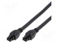 Cable; Micro-Fit 3.0; female; PIN: 6; Len: 2m; 4A; Insulation: PVC 