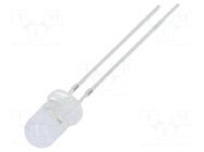 LED; 5mm; green; blinking,clear body with diffused lens finish OPTOSUPPLY