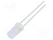 LED; 5mm; white cold; 1120÷1560mcd; 120°; Front: flat; 2.7÷3.4V OPTOSUPPLY