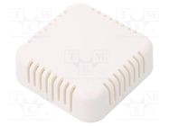 Enclosure: multipurpose; X: 60mm; Y: 60mm; Z: 20mm; vented; 1551V; ABS HAMMOND