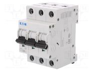 Circuit breaker; 230/400VAC; Inom: 25A; Poles: 3; Charact: C; 6kA EATON ELECTRIC